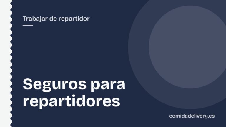 Seguros para repartidores